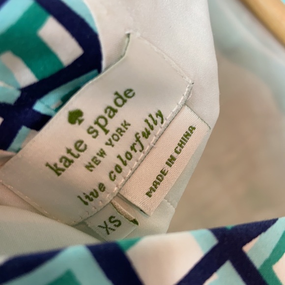 Kate Spade Tatiana sleeveless peplum top xs - Picture 5 of 6